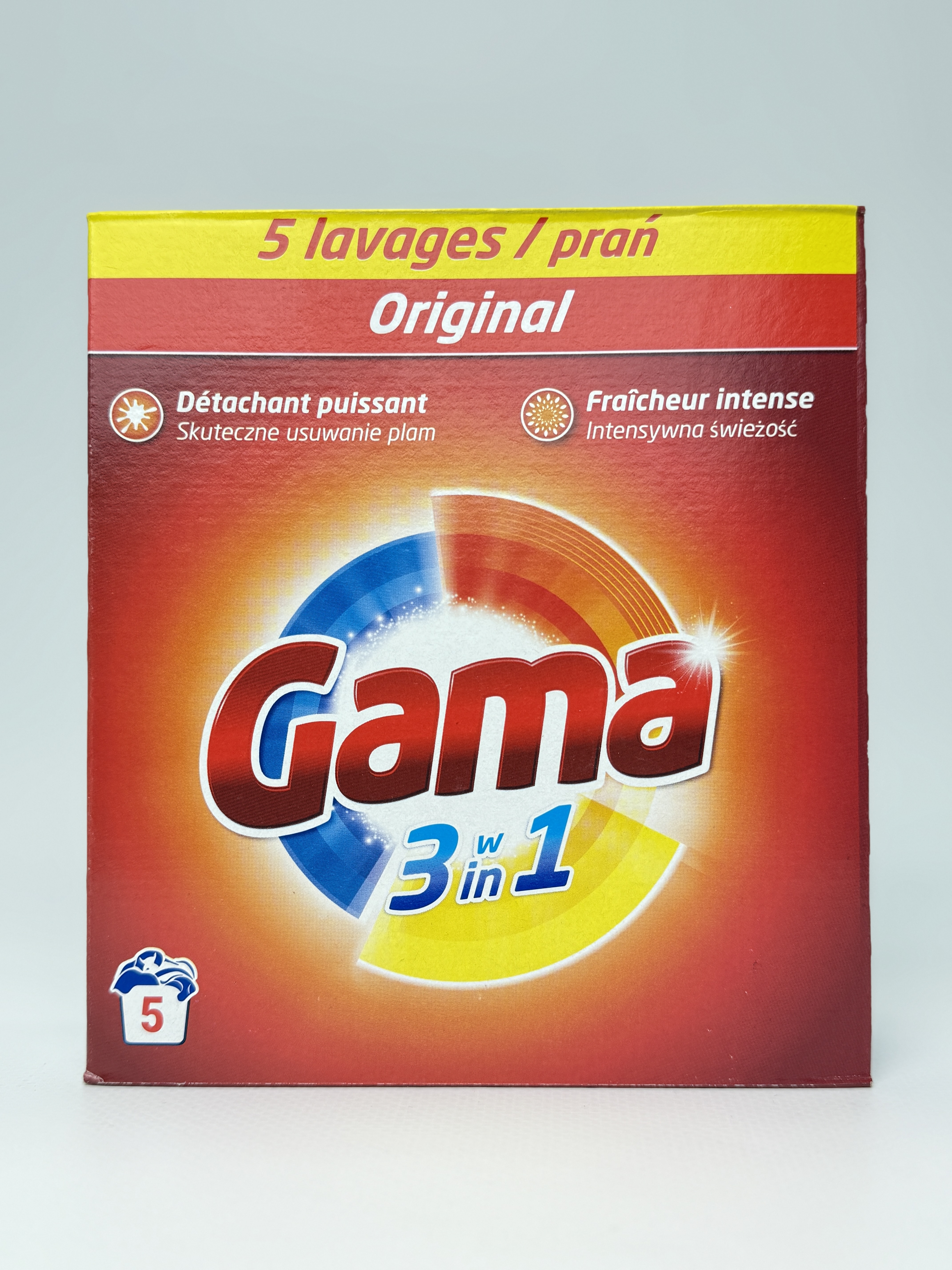 GAMA пральний порошок універ 300г (5прань) Original КОРОБКА *'(18) *