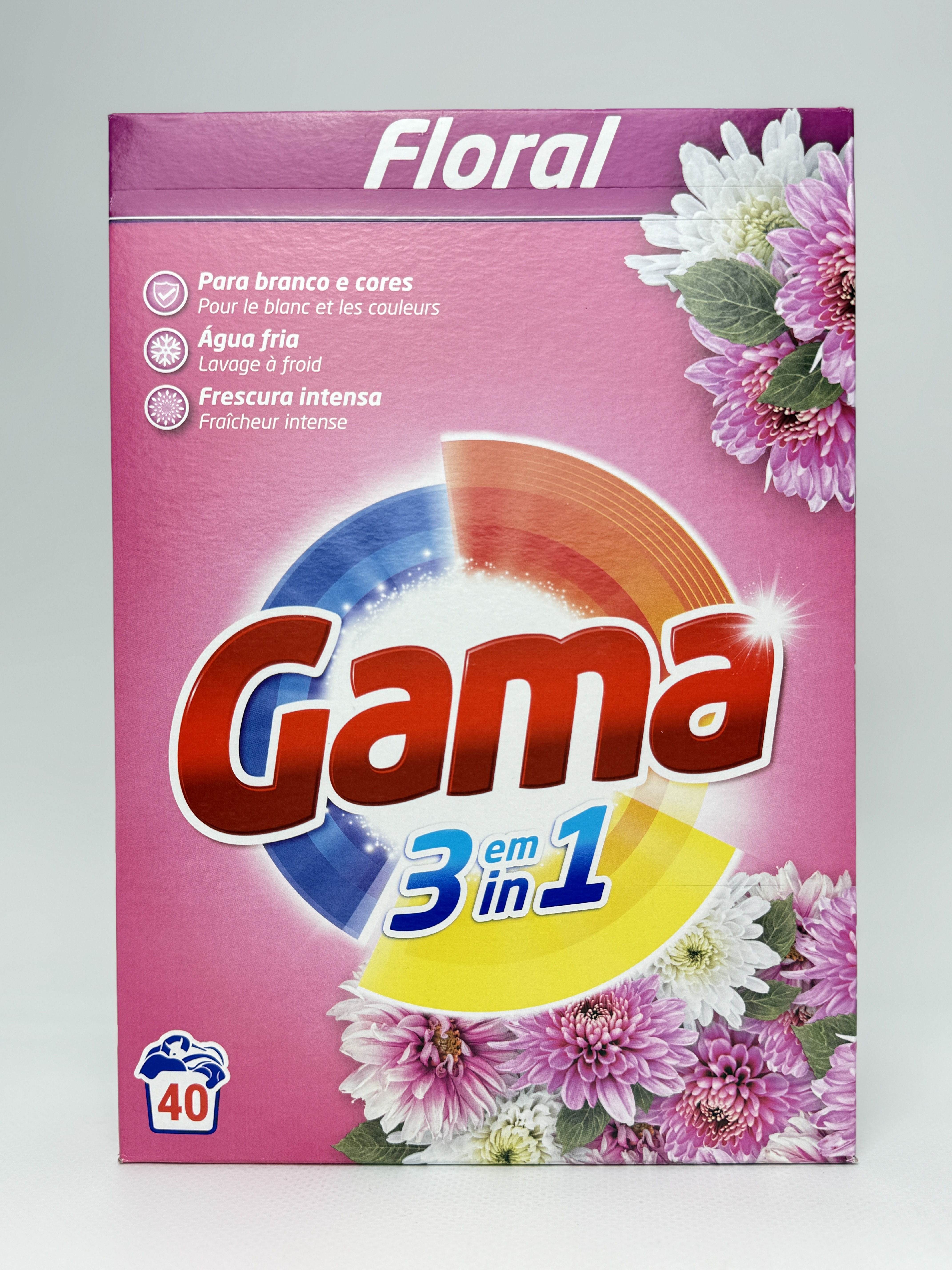 GAMA пральний порошок універ 2.2кг (40пр) Квітковий Інтенсивна свіжість (4)