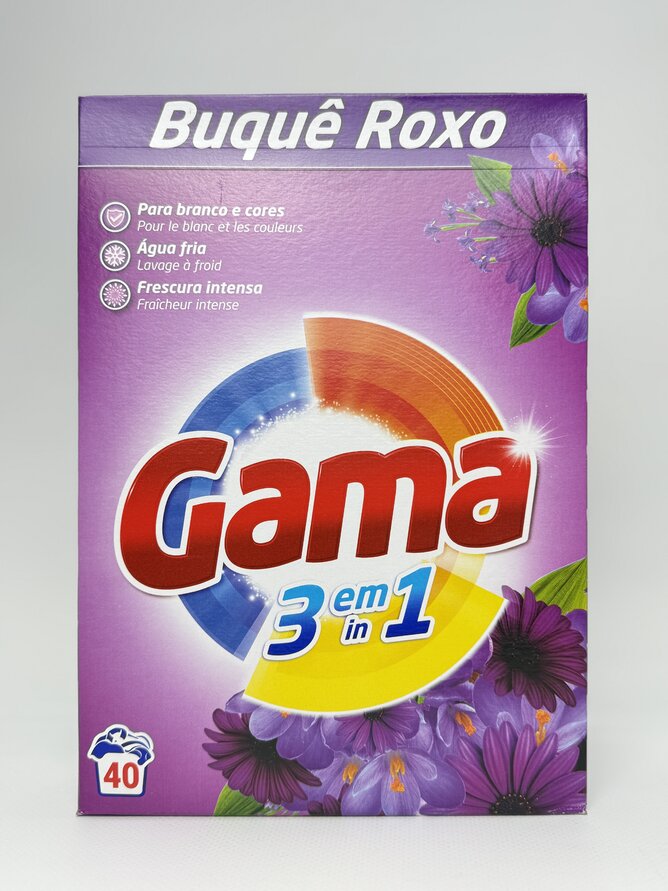 GAMA пральний порошок універ 2.2кг (40пр) Фіолетовий букет (4)