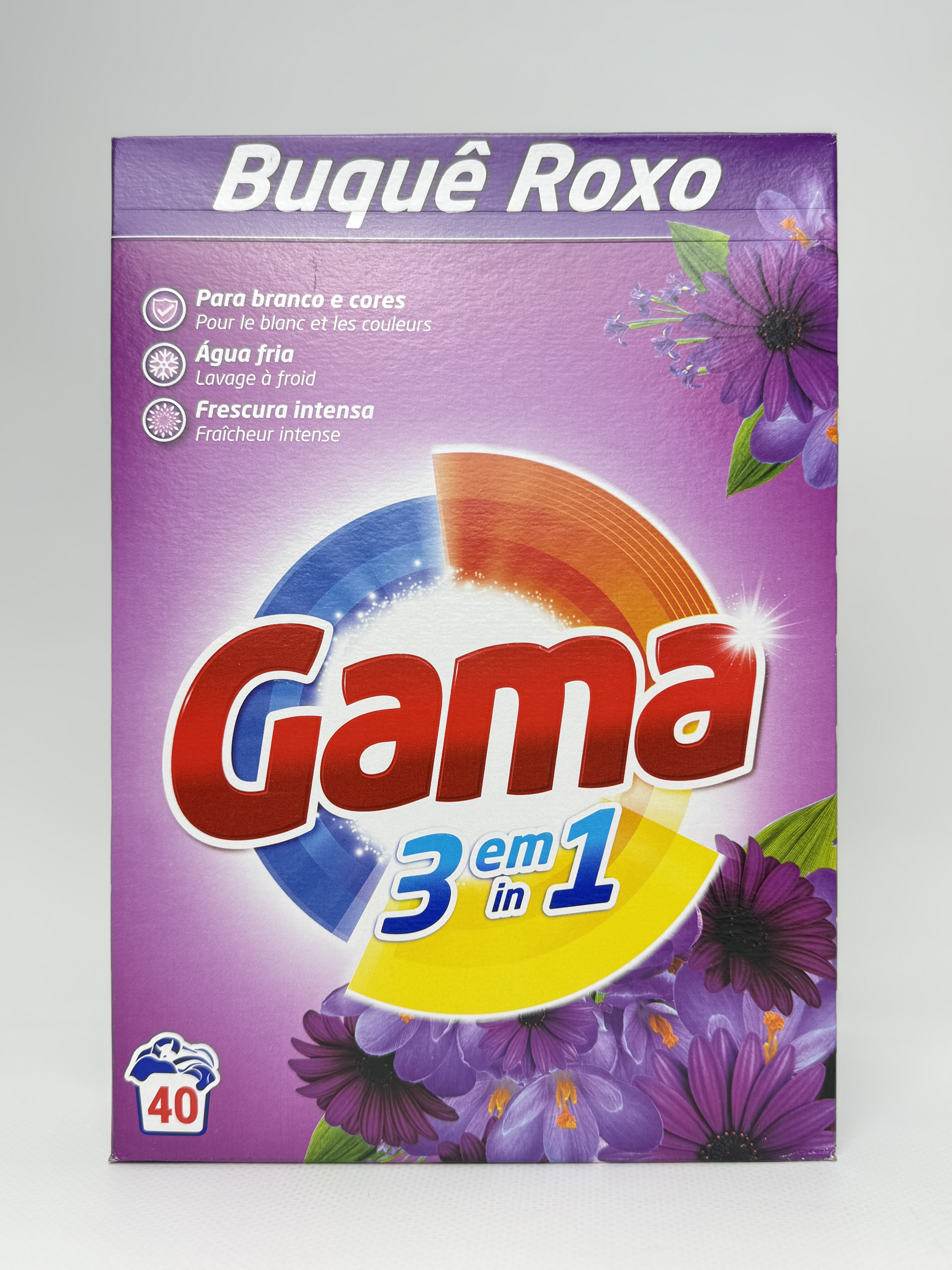 GAMA пральний порошок універ 2.2кг (40пр) Фіолетовий букет (4)