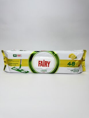 Вологі серветки д/прибир.підлоги Fairy LIMON .50шт