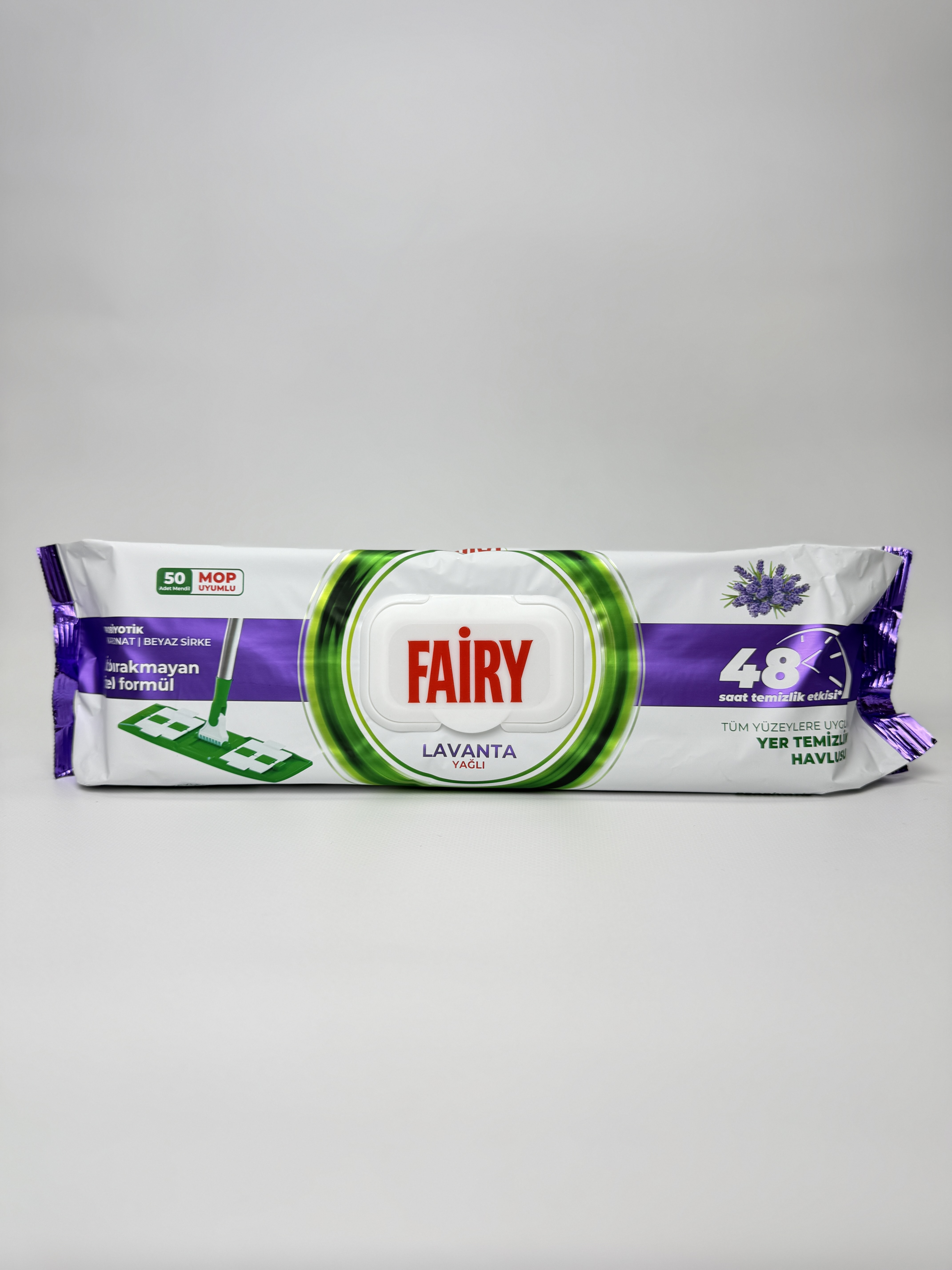 Вологі серветки д/прибир.підлоги Fairy Lavanta 50шт