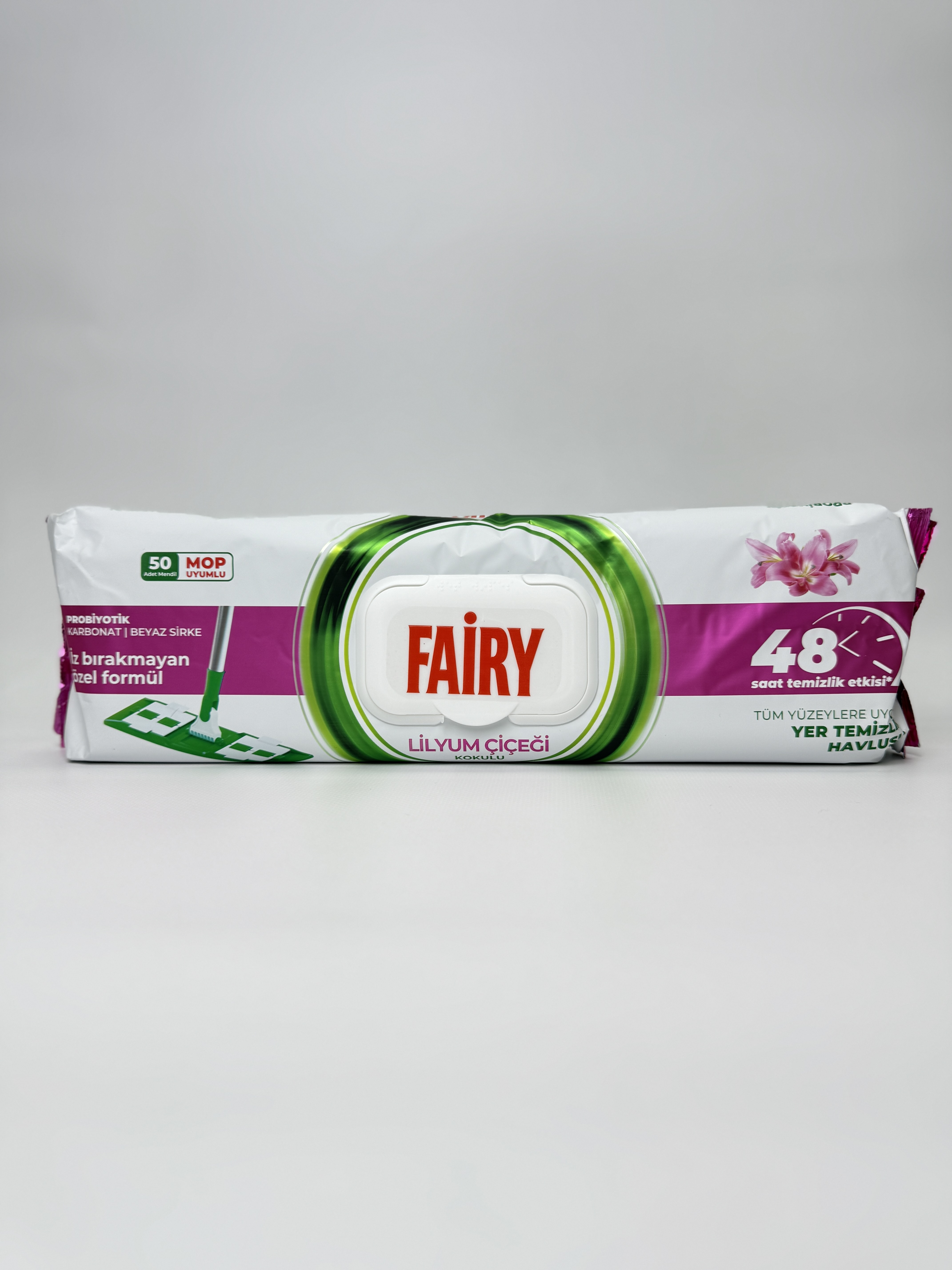 Вологі серветки д/прибир.підлоги Fairy Lilium 50шт