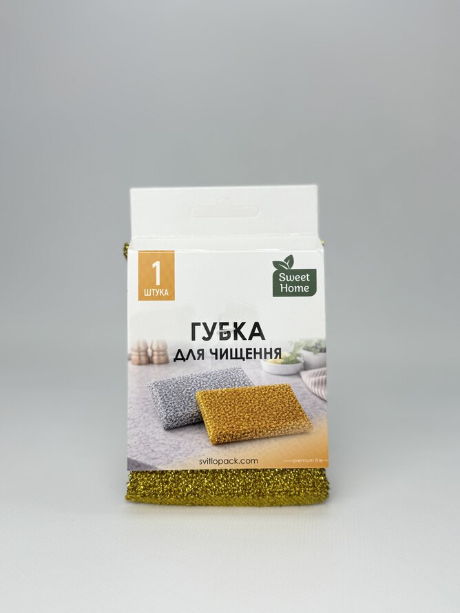 Губка для чищення. 1 шт. Sweet Home
