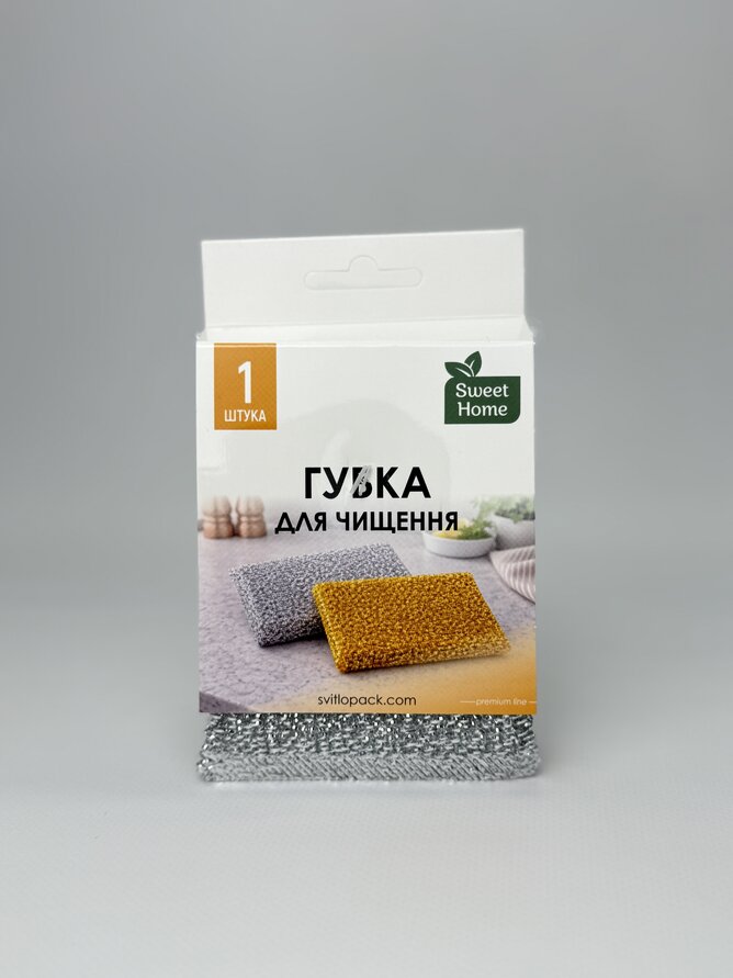 Губка для чищення. 1 шт. Sweet Home