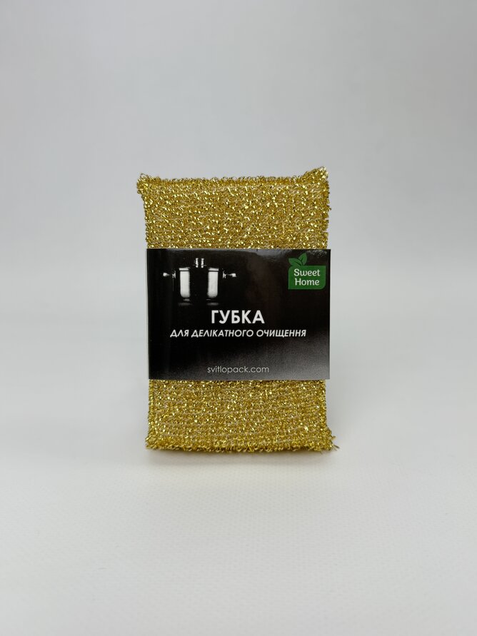 Губка для делікатного очищення. 1 шт. Sweet Home