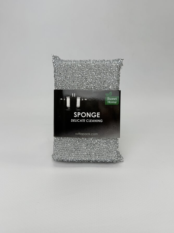 Губка для делікатного очищення. 1 шт. Sweet Home
