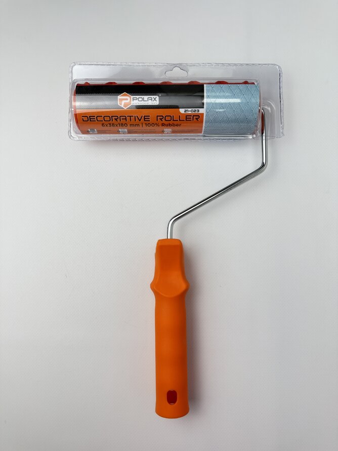 Валик структур. гумовий д/декору 6*38*180мм