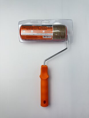 Валик структур. гумовий д/декору 6*48*180мм