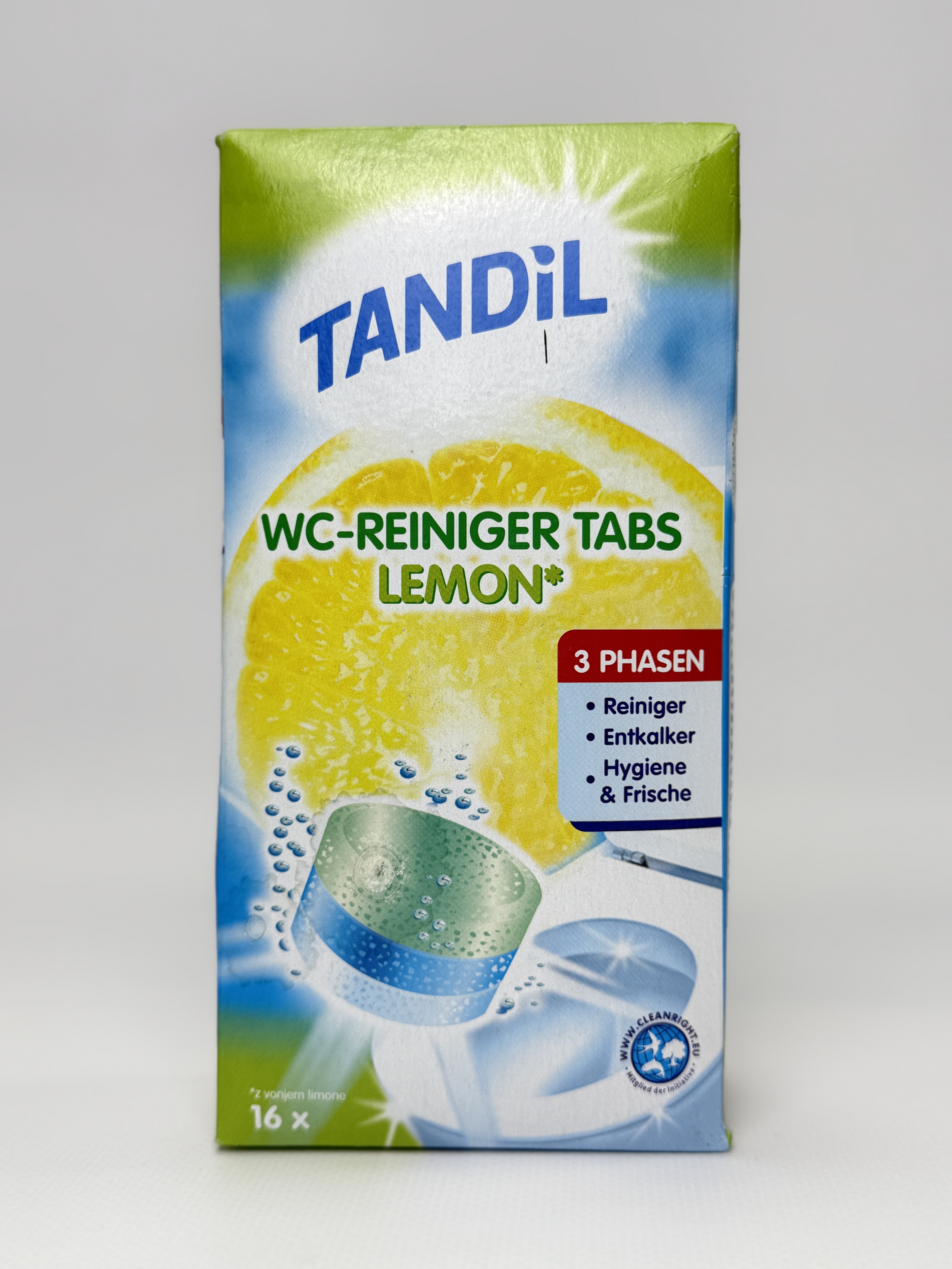 Tandil - Таблетки антикальк для очищення унітазу 16St lemon