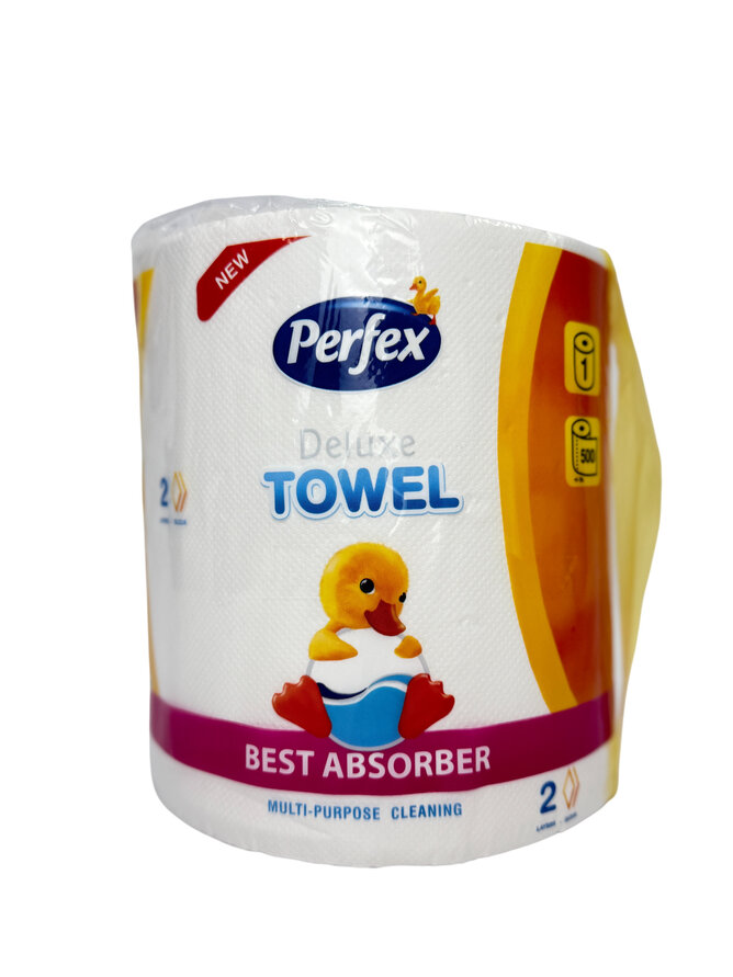 Паперові рушники PERFEX Deluxe TOWEL (2сл. 500відр.) Best Absorber