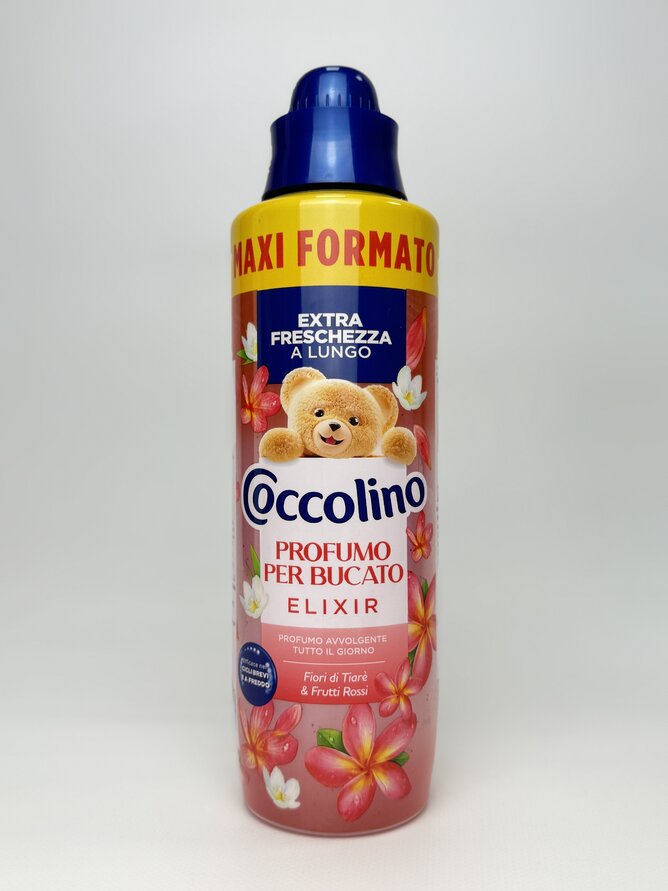 Coccolino Кондиціонер Profumo Elixir Fiori di Tiare & Frutti Rossi (рожевий) 828 мл