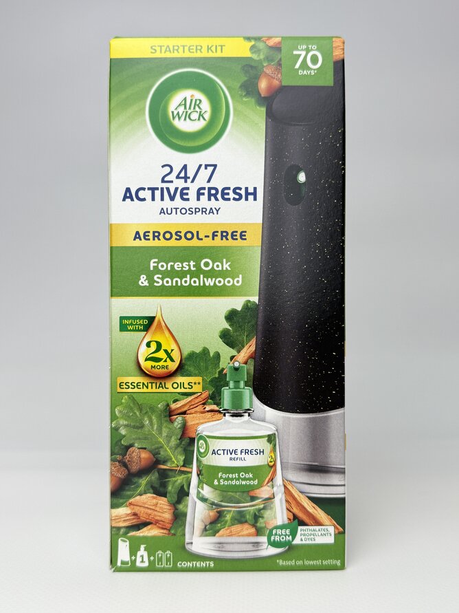 AirWik Авт.освіжувач з наповнювачем Forest Oak&Sandalwood 228мл
