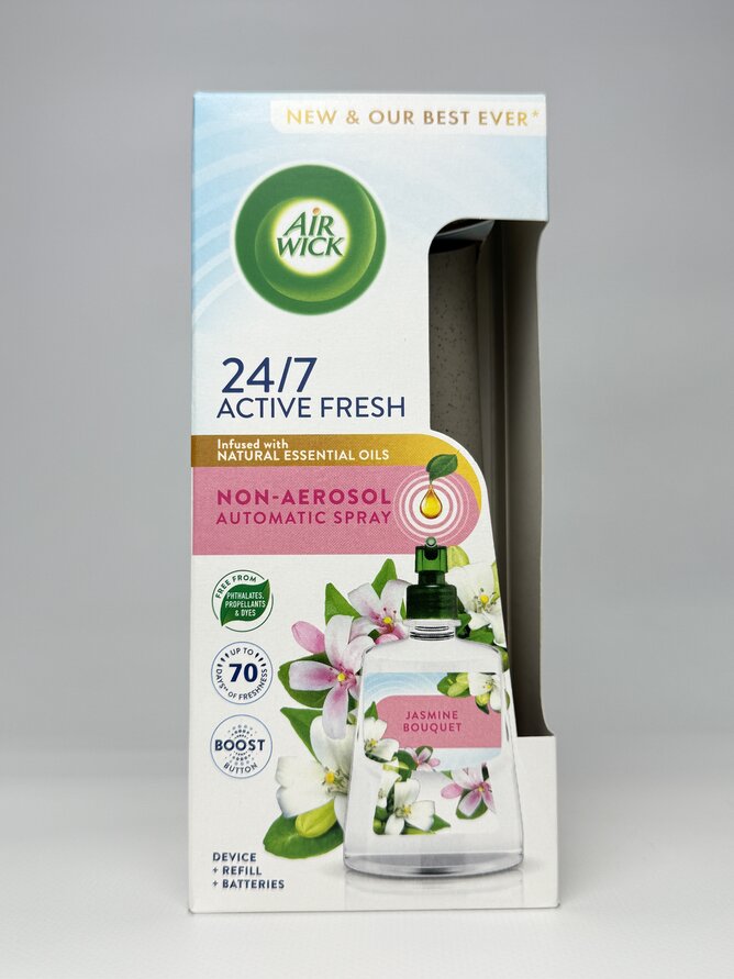 AirWik Авт.освіжувач з наповнювачем Aktive Fresh "Квіти жасміну" 228мл