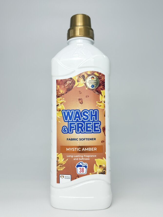WASH&FREE Ополіскувач для білизни Mystic Amber 970 мл