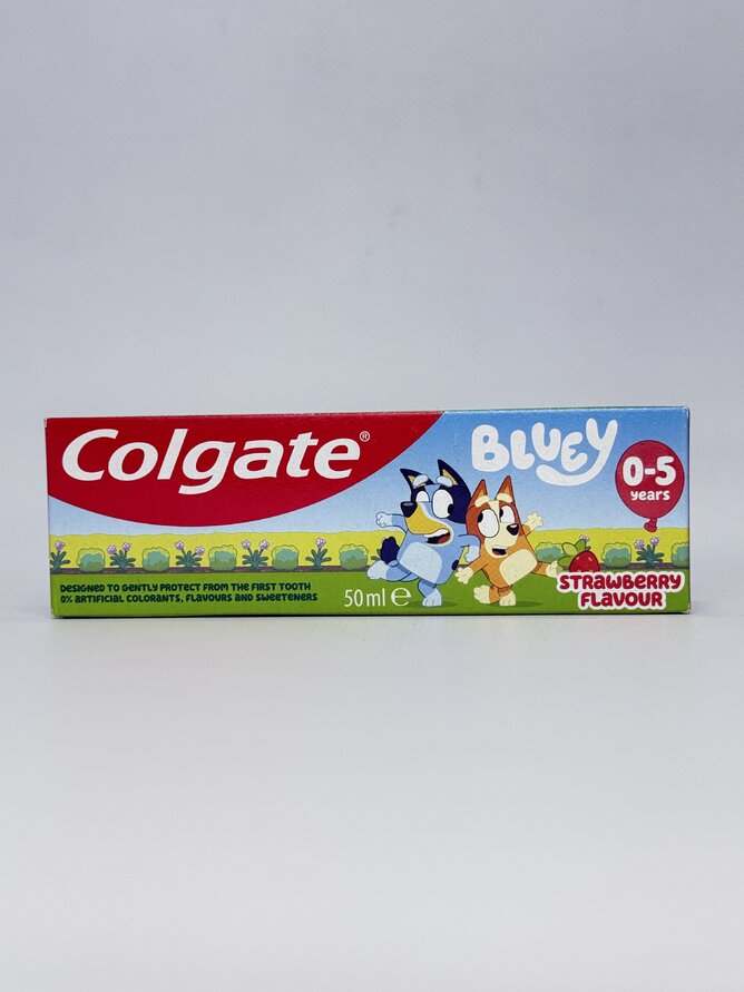Colgate Bluey зубна паста дитяча зі смаком полуниці 50мл