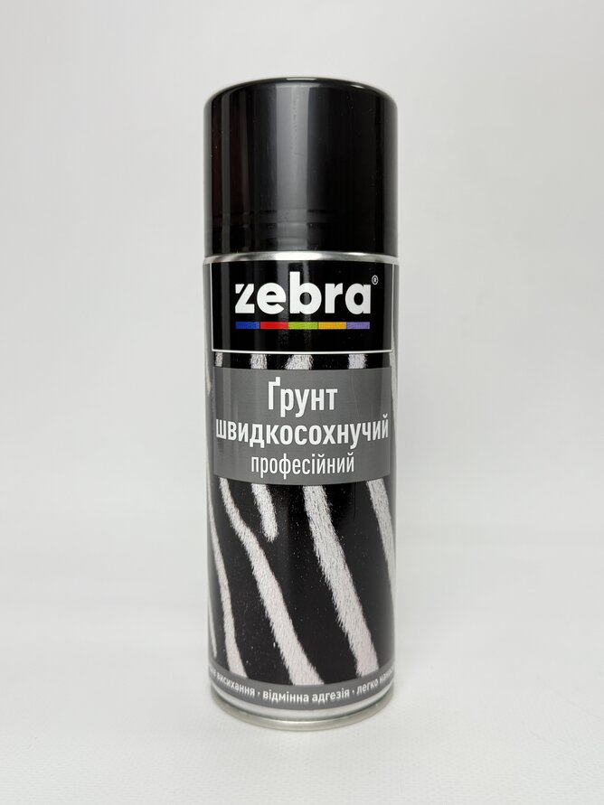 Балон грунт №90 чорний 400 мл ZEBRA
