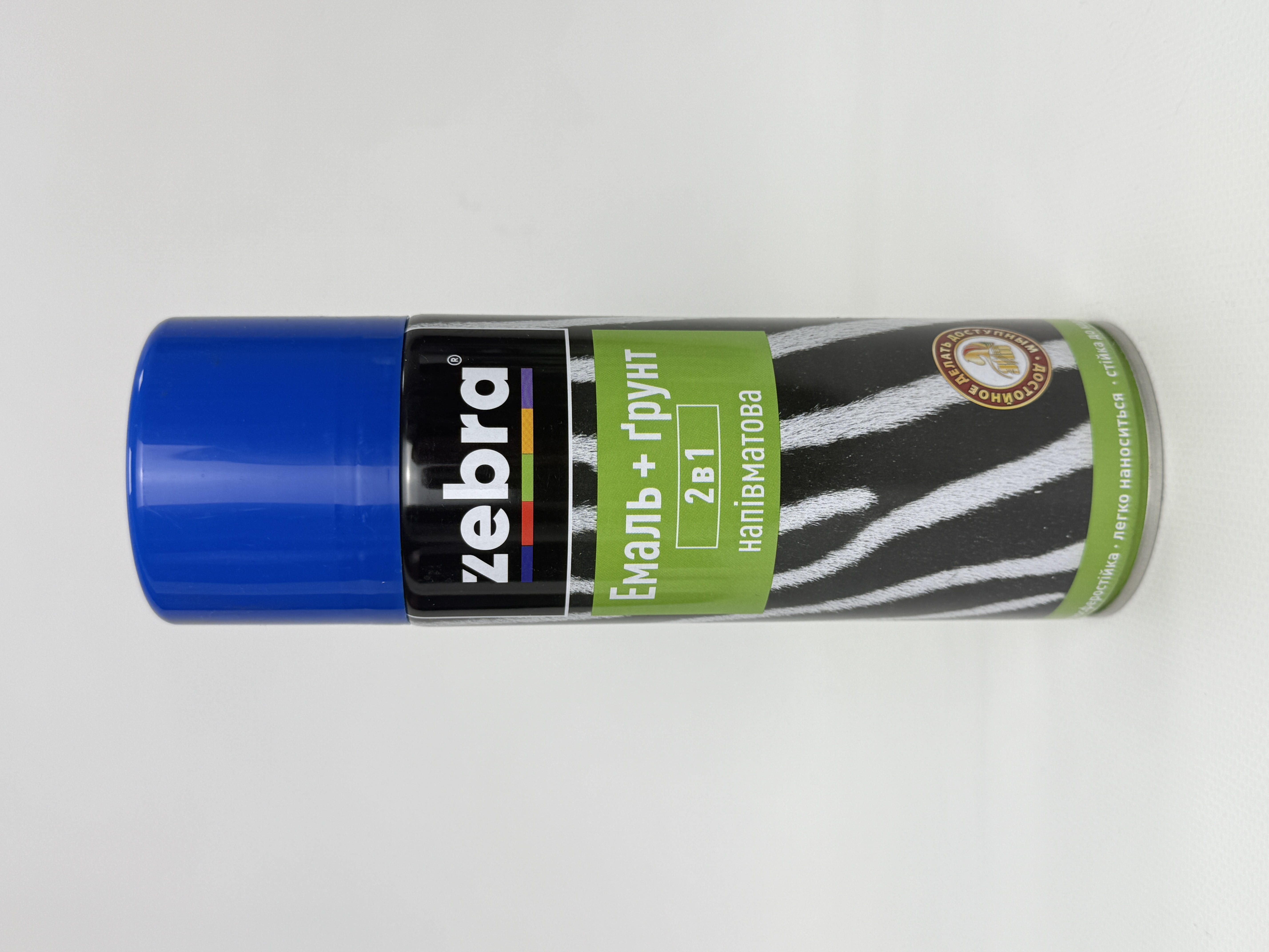 Балон фарба 2в1 №48 напівмат. синій 400 мл ZEBRA