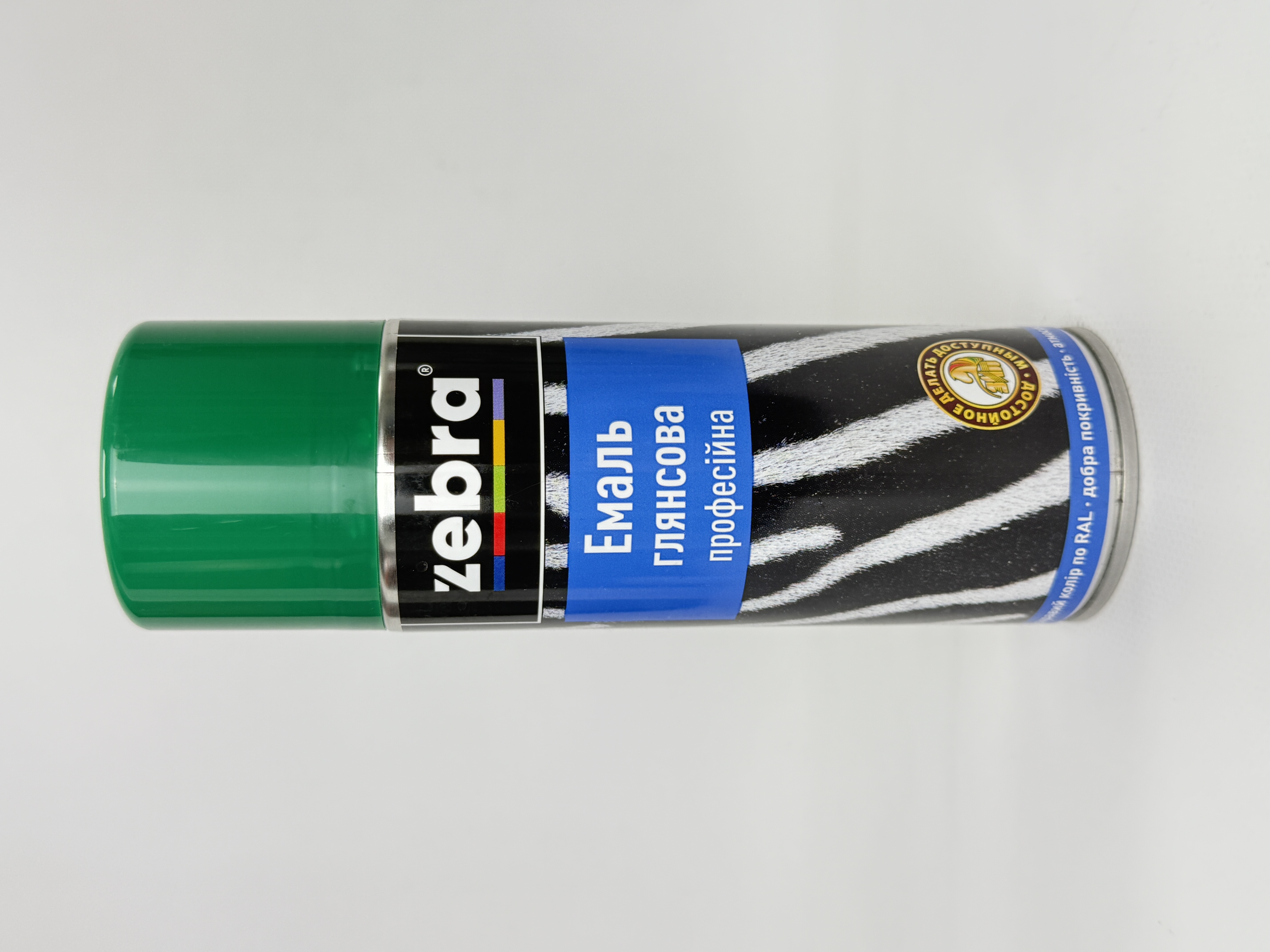 Балон фарба №186 глянсова зелений 400 мл ZEBRA
