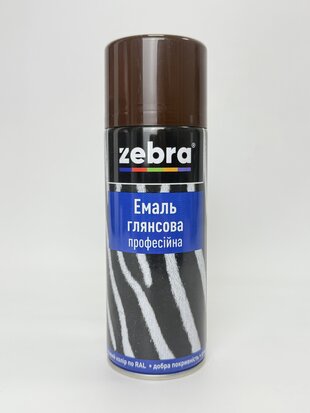 Балон фарба №792 глянсова коричневий 400 мл ZEBRA