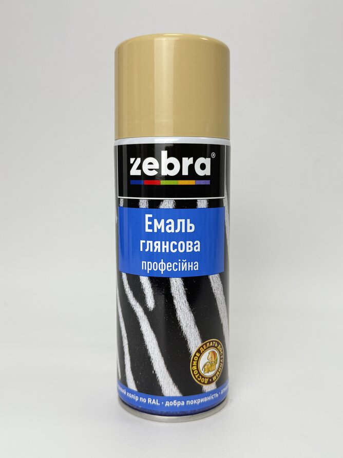 Балон фарба №988 глянсова бежевий 400 мл ZEBRA