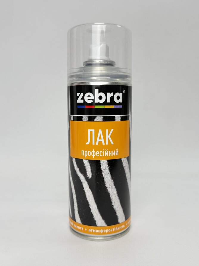 Балон лак матовий 400 мл ZEBRA