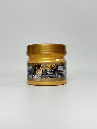 Емаль декор. акрил. золото ТМ "Maxima" 0.1 кг