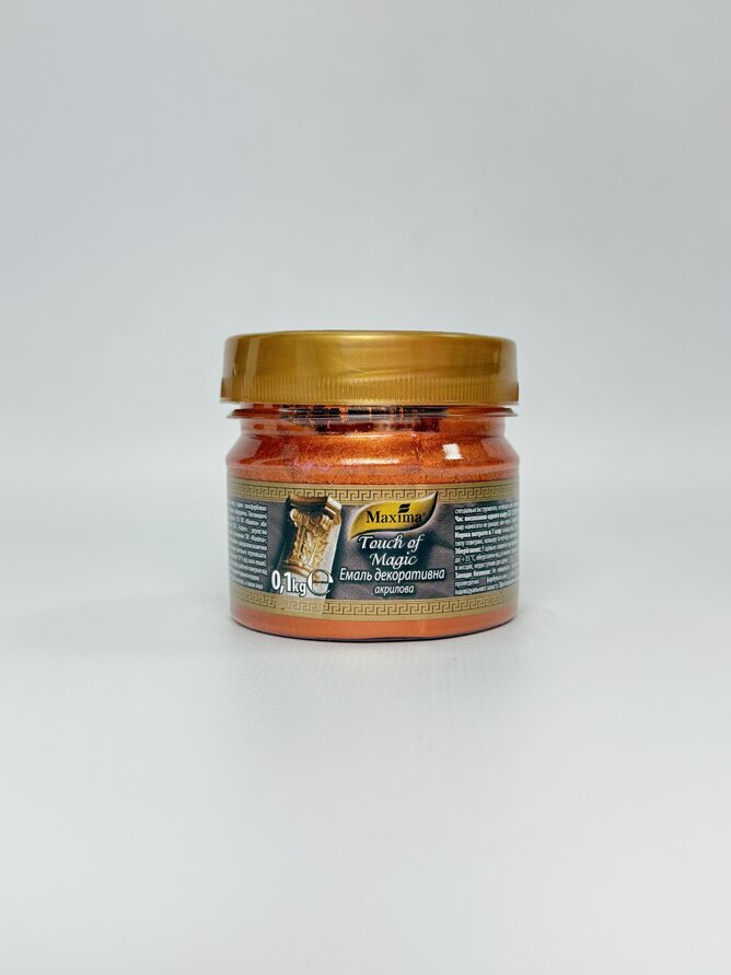 Емаль декор. акрил. мідь ТМ "Maxima" 0.1 кг