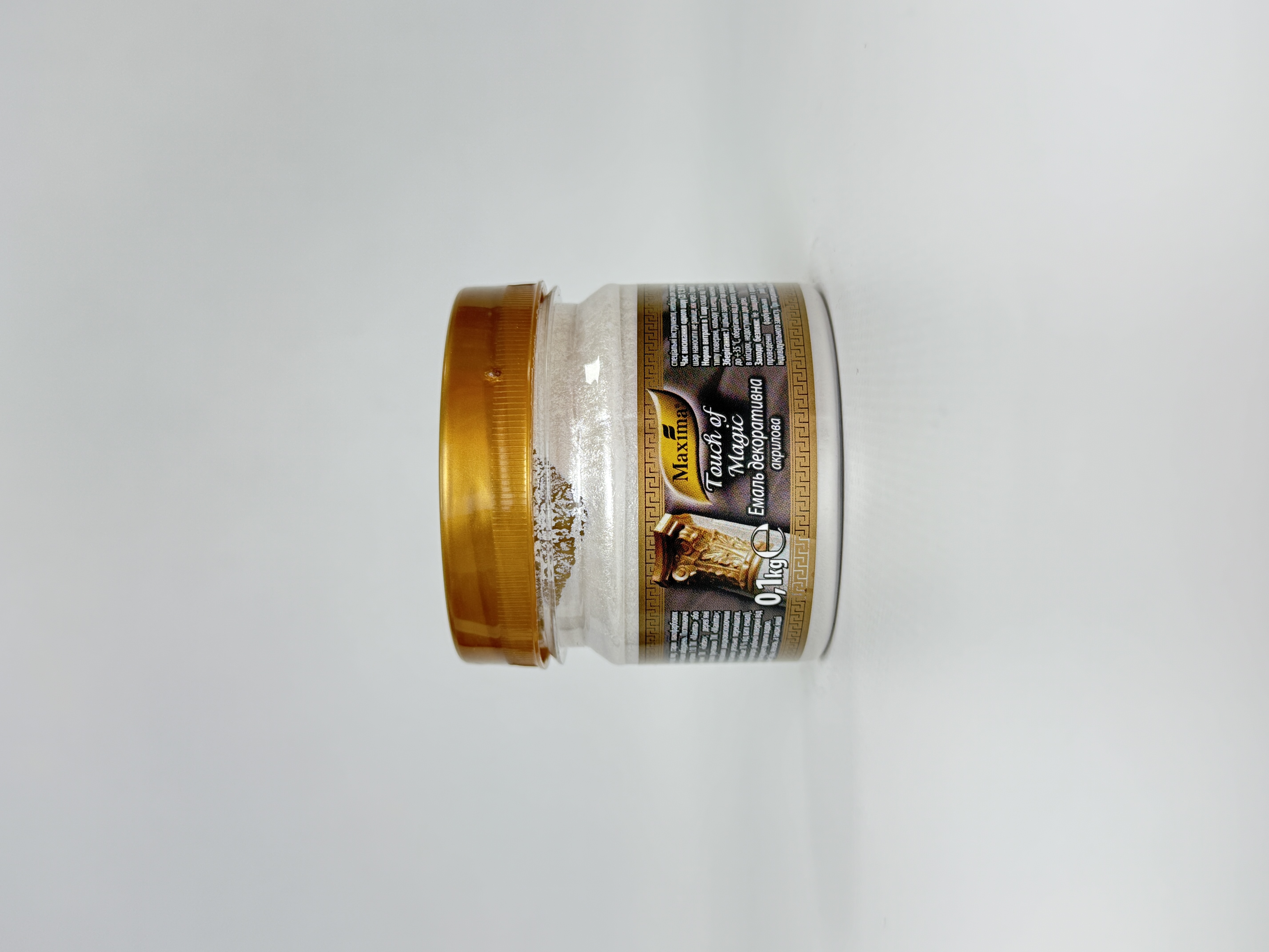 Емаль декор. акрил. срібло ТМ "Maxima" 0.1 кг