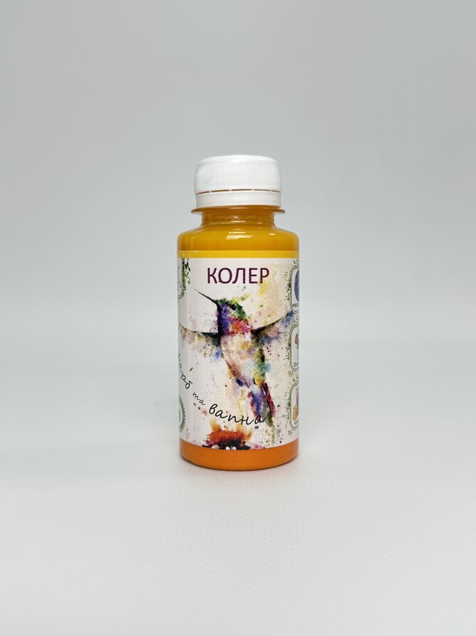 Барвник конц.ун. 10 яскраво-жовтий 100мл Колібрі