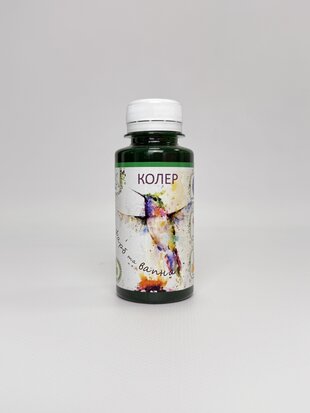 Барвник конц.ун. 27 зелений 100мл Колібрі