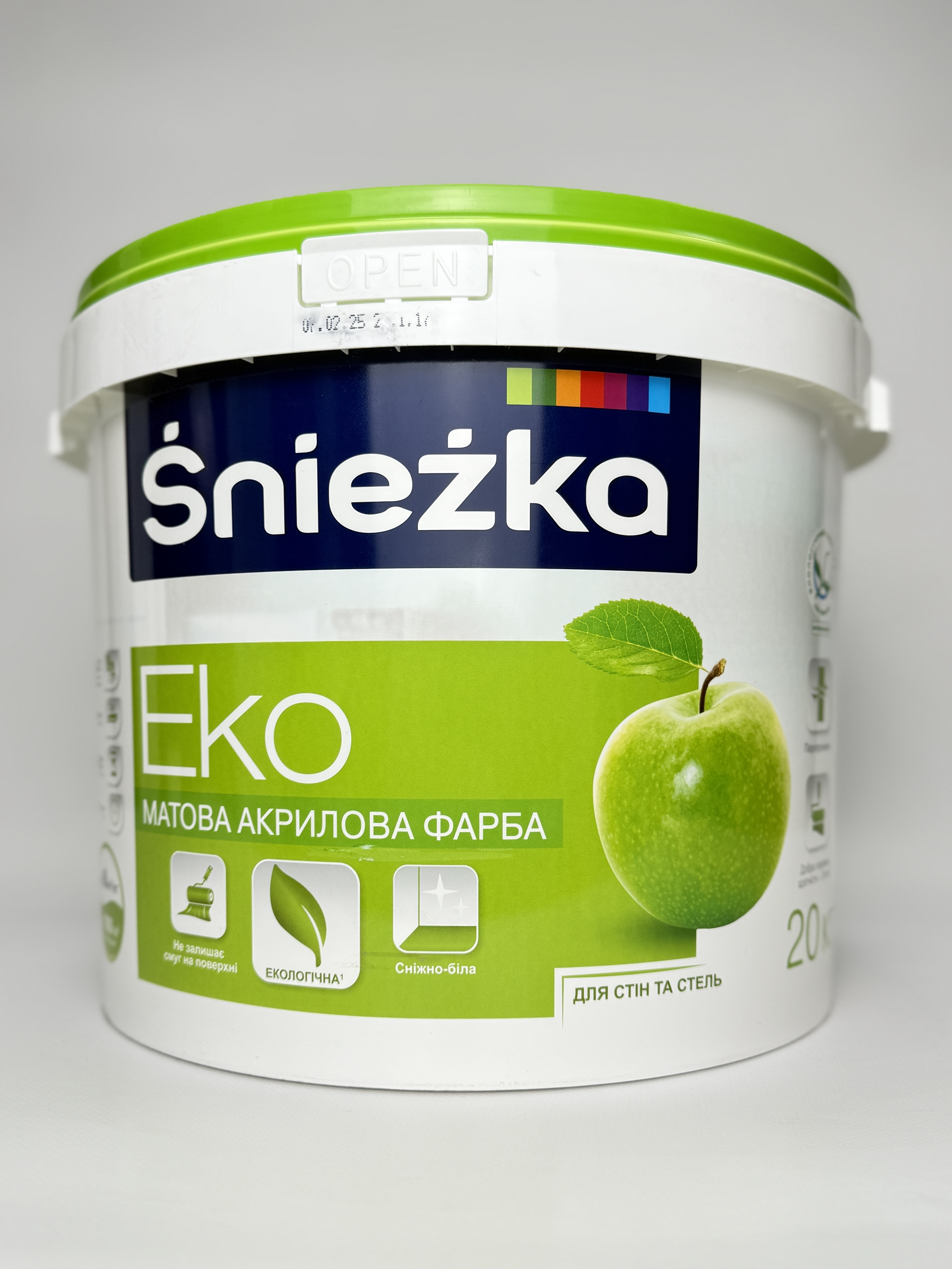 Фарба Снєжка-ЕКО(люкс) 15 л/20 кг