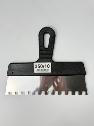 Шпатель д/клею зубчастий 10х10 250мм
