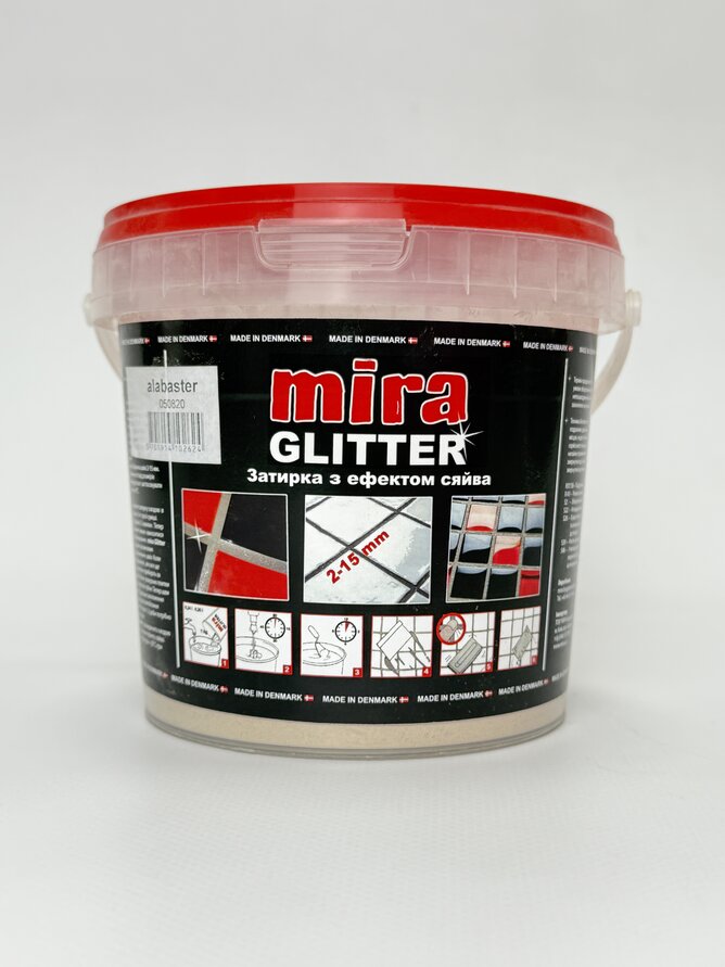 Затирка для швів Mira Glitter Alabaster 1 кг