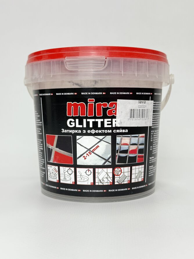 Затирка для швів Mira Glitter Lava 1 кг
