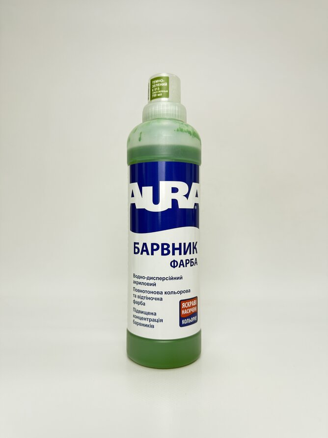 Барвник К513 зел. темний 0.75 л AURA