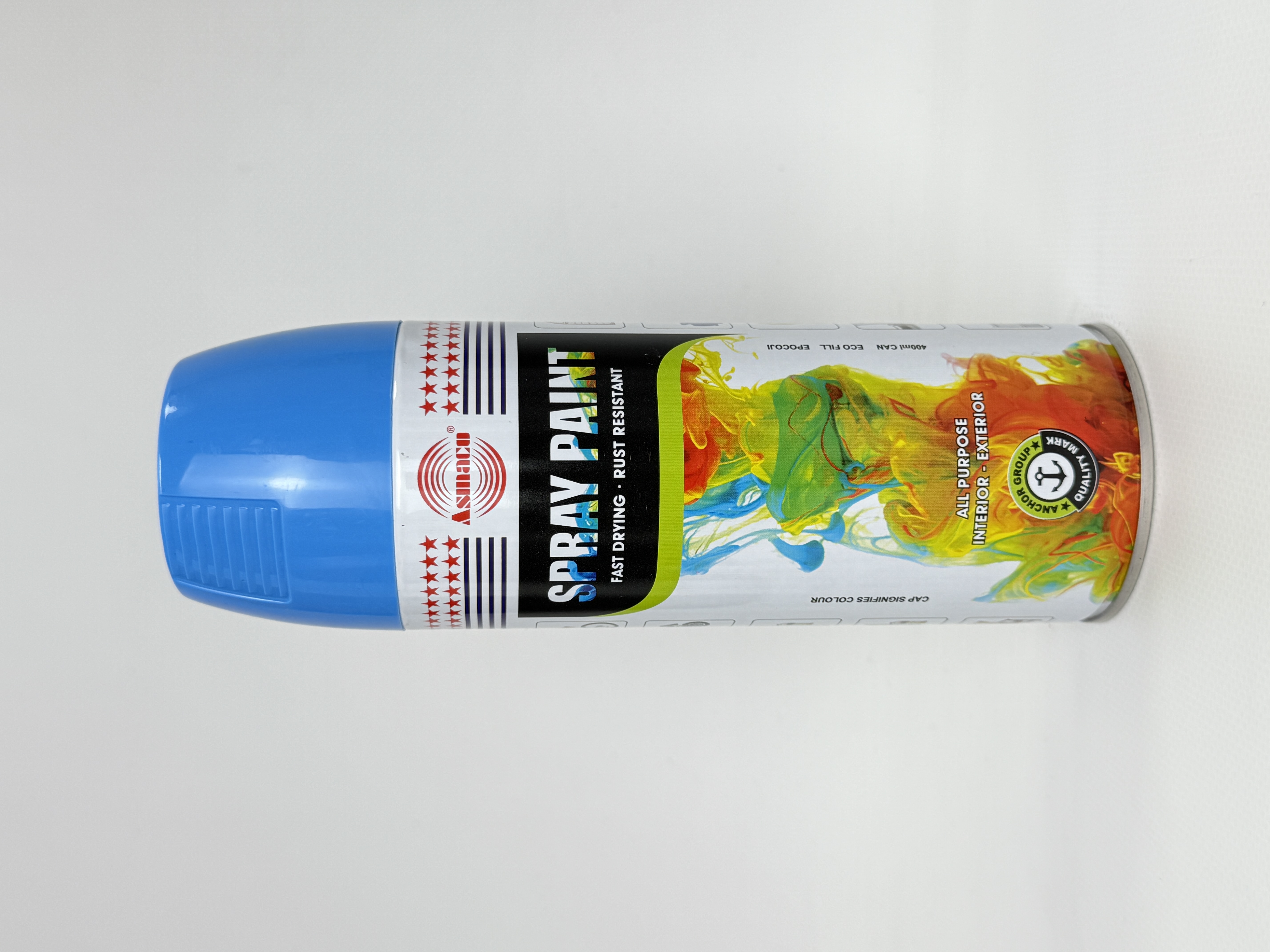 Фарба акрил. 07 ASMACO блакитна аер. 400мл