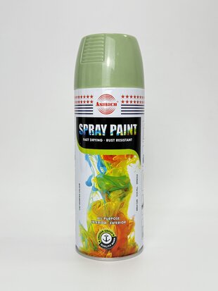 Фарба акрил. 09 ASMACO світло-зелена аер. 400мл