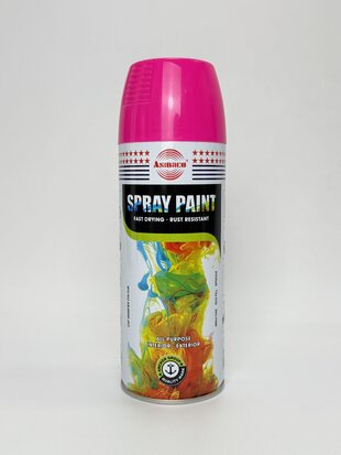 Фарба акрил. флоуресц. 14 ASMACO рожева аер. 400мл