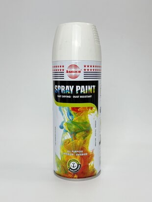 Фарба акрил. 28 ASMACO кремова аер. 400мл RAL 9001