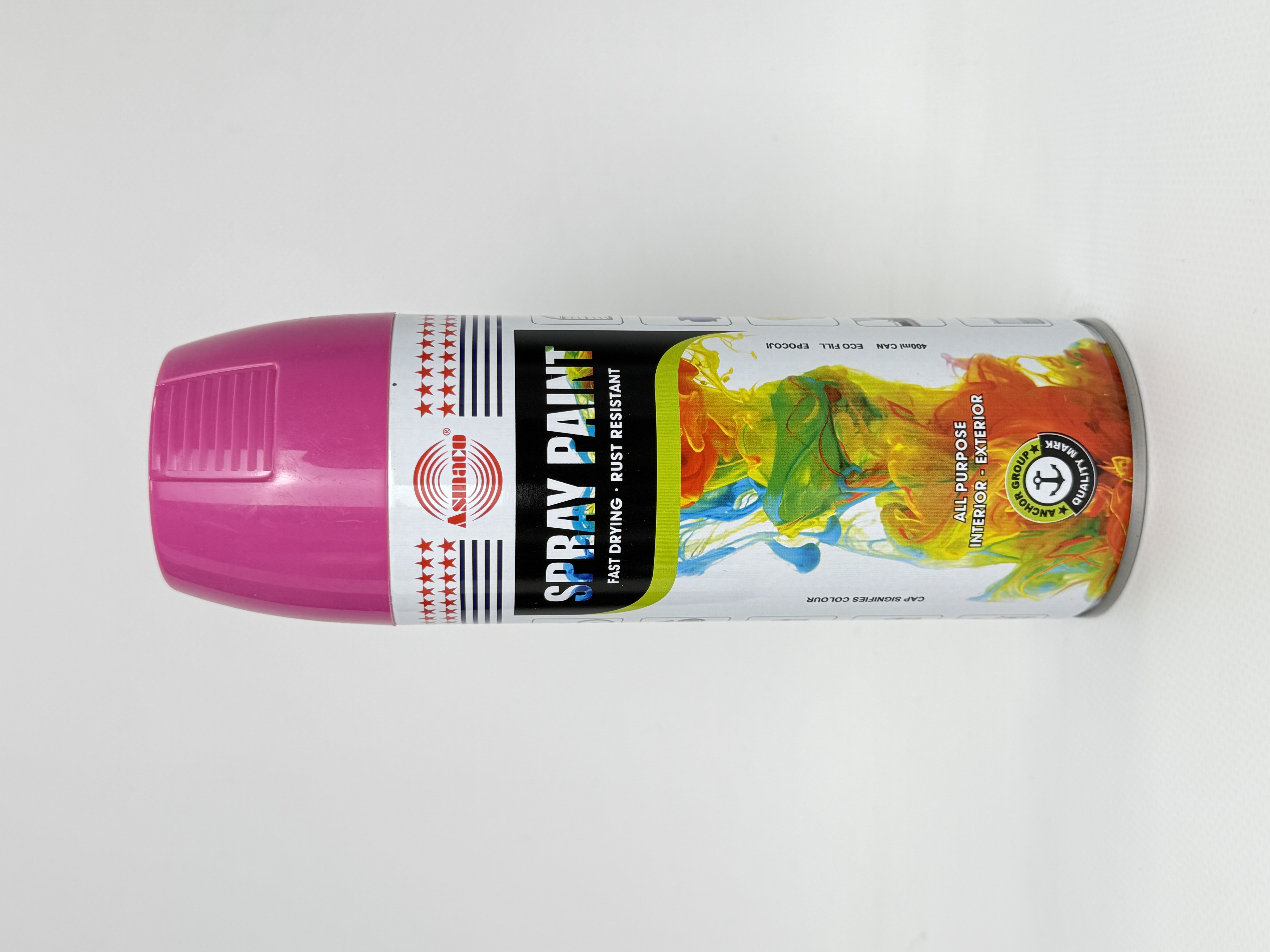 Фарба акрил. 31 ASMACO черв. персик аер. 400мл RAL 4003