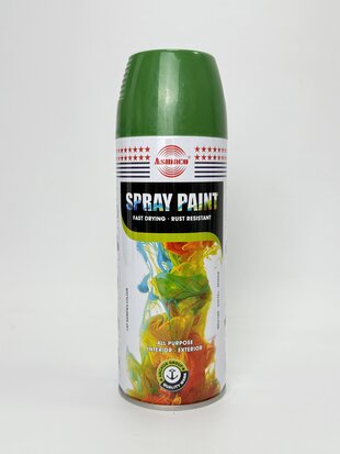 Фарба акрил. 36 ASMACO оливково-зелена аер. 400мл RAL 6002