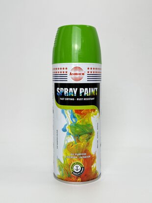 Фарба акрил. 45 ASMACO нефритово-зелений аер. 400мл RAL 6018