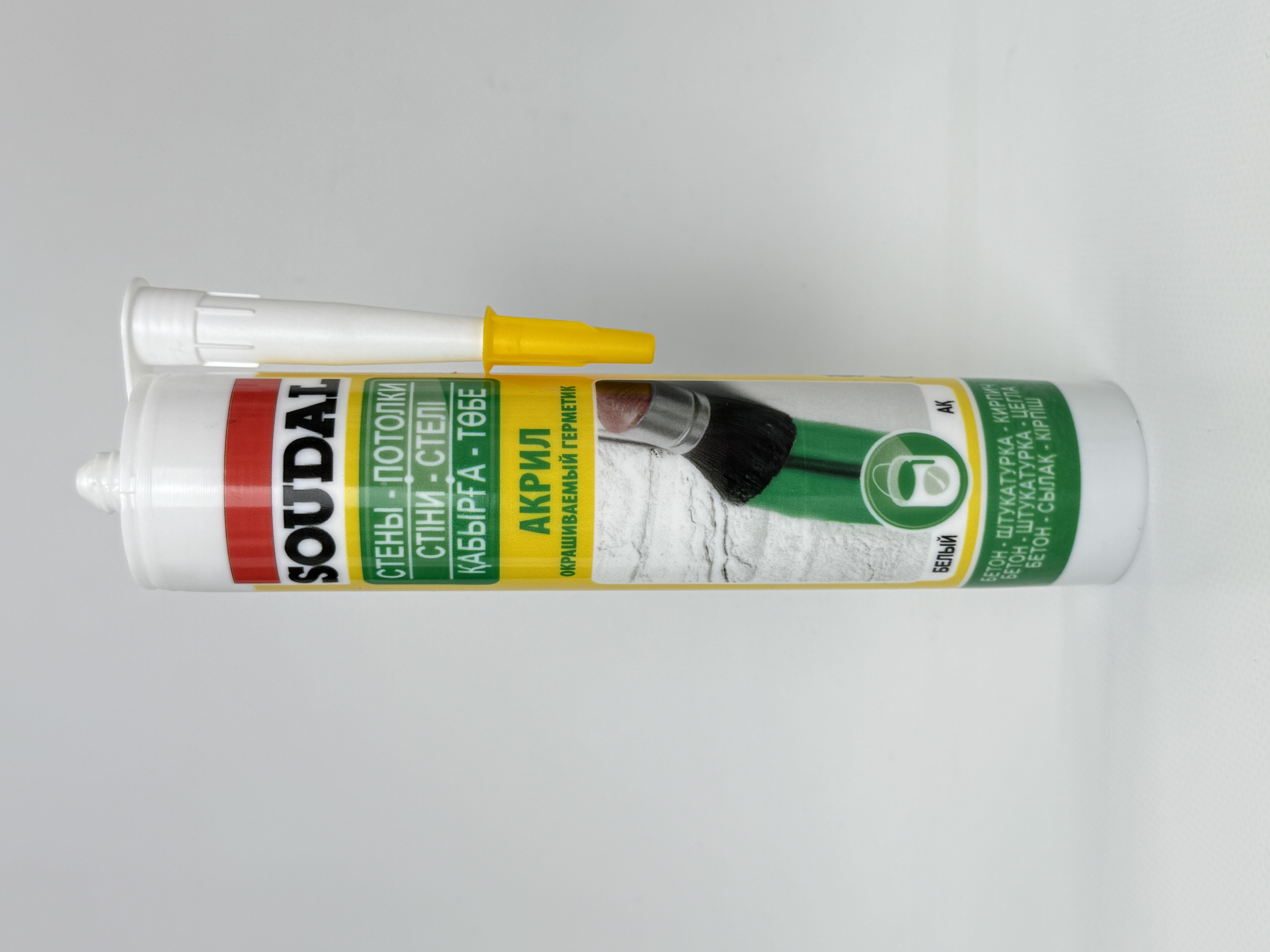 Герметик акриловий білий 280 мл