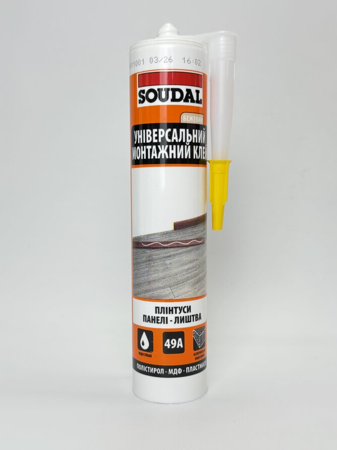 Клей монтажний універс. 49А 280 мл