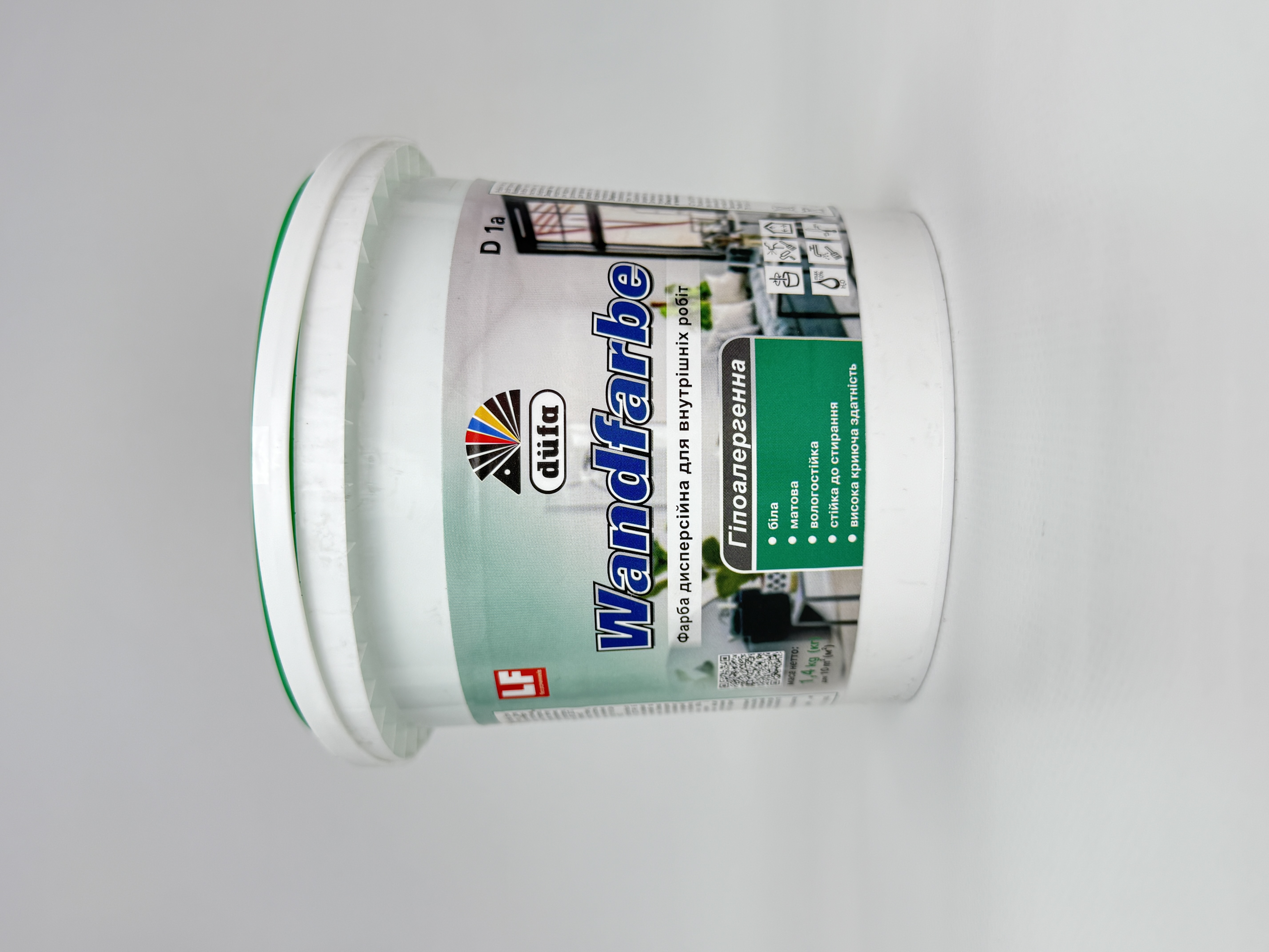 Фарба Wandfarbe D1a Дюфа 1.4 кг