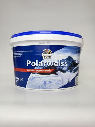 Фарба Polarweiss D605 Супер біла Дюфа 14 кг