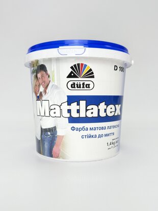 Фарба МатЛатекс D100 водоемульс. Дюфа 1.4 кг