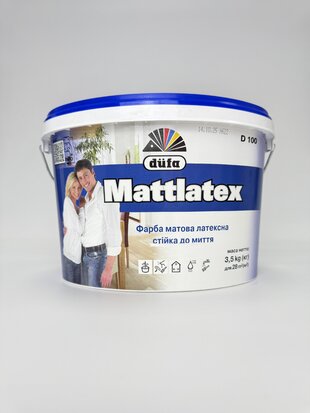 Фарба МатЛатекс D100 водоемульс. Дюфа 3.5 кг