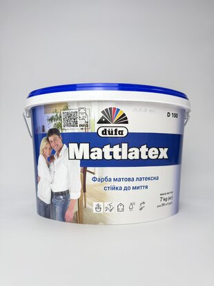 Фарба МатЛатекс D100 водоемульс. Дюфа 7 кг